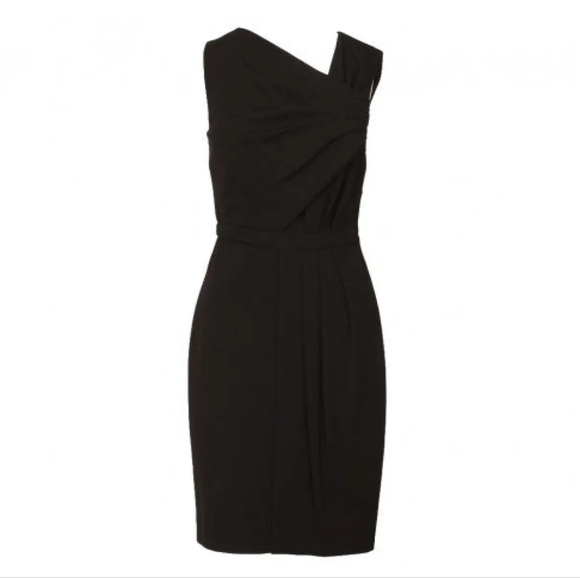 Jason Wu x Eloqui Plus Size Women's Cap sleeve Little Black Dress - Picture 2 of 11